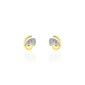 Damen Ohrstecker Gold 333 Bicolor Xiya - Ohrstecker Damen | OROVIVO
