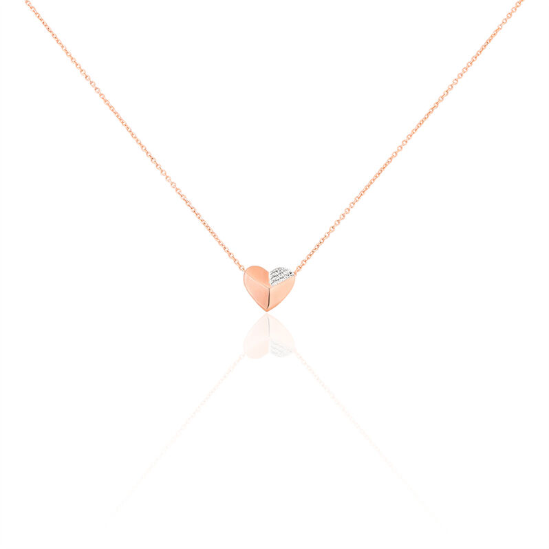 Collier Or Rose Et Diamants Lizia - Spannringe Damen | OROVIVO