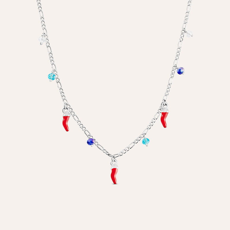 Collana Silver Soul Argento Rodiato Cristallo - Spannringe Damen | OROVIVO