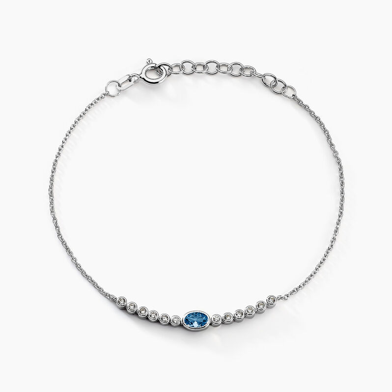 Bracelet Mystic Shine Argent Weiss Oxyde De Zirconium - Spannringe Damen | OROVIVO