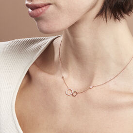 Damen Halskette Silber 925 Rosé Vergoldet - Ketten mit Anhänger Damen | OROVIVO