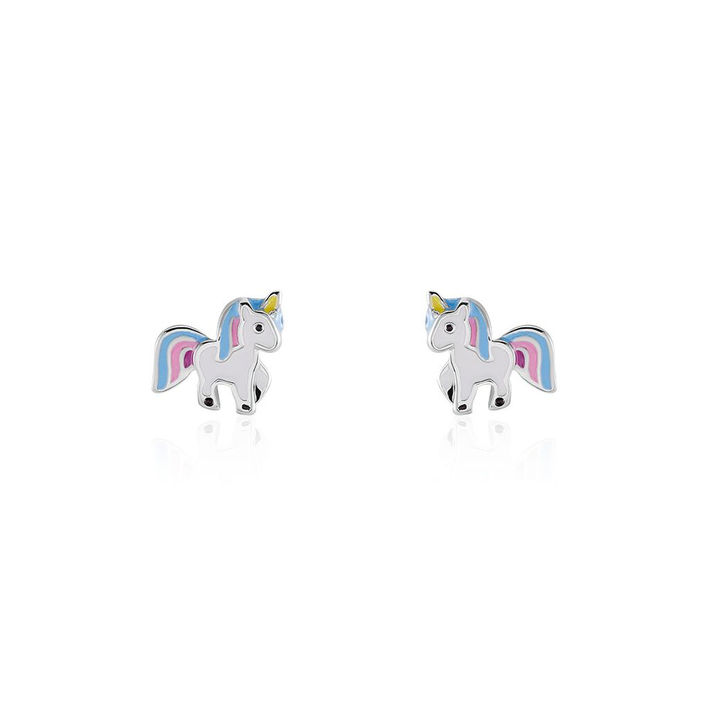 AADHYA Kinder Ohrstecker Silber 925 Einhorn - Ohrstecker Kinder | OROVIVO