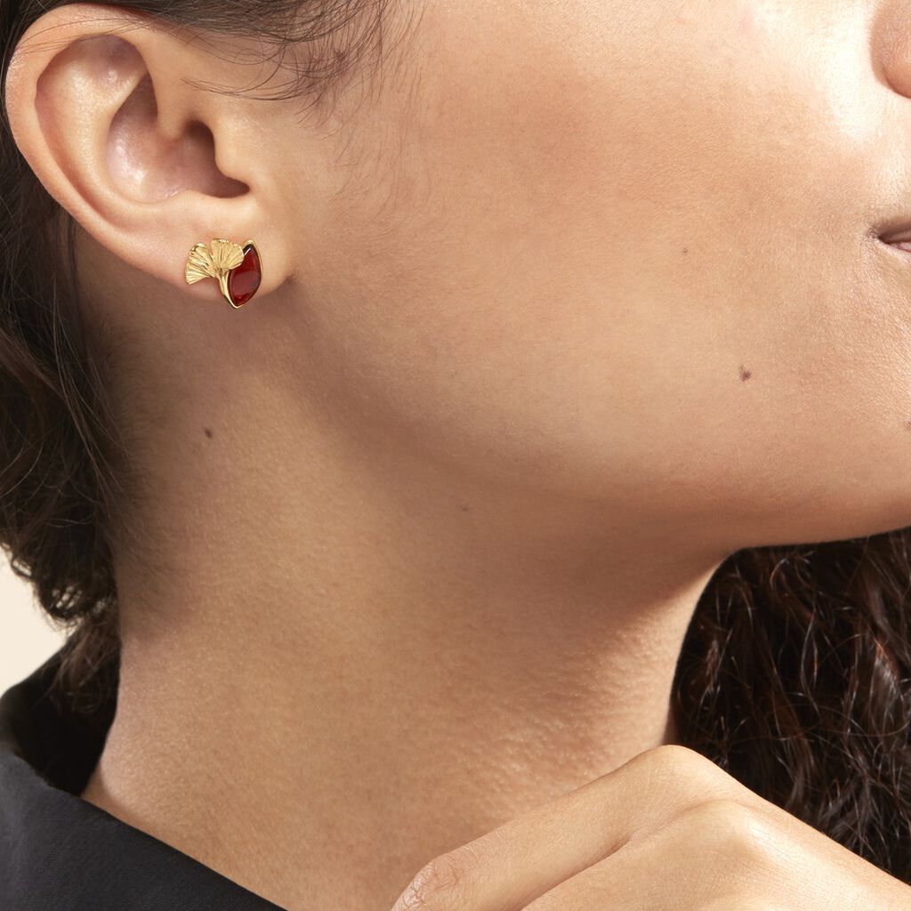 Boucles D'oreilles Argent Dore Adriaa Pu - Spannringe Damen | OROVIVO