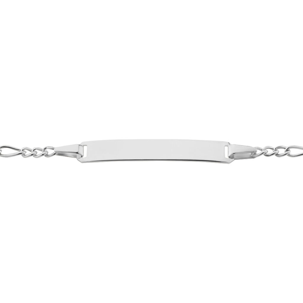 Kinder Id Armband Weißgold 375 Gravierbar  - ID-Armbänder Kinder | OROVIVO