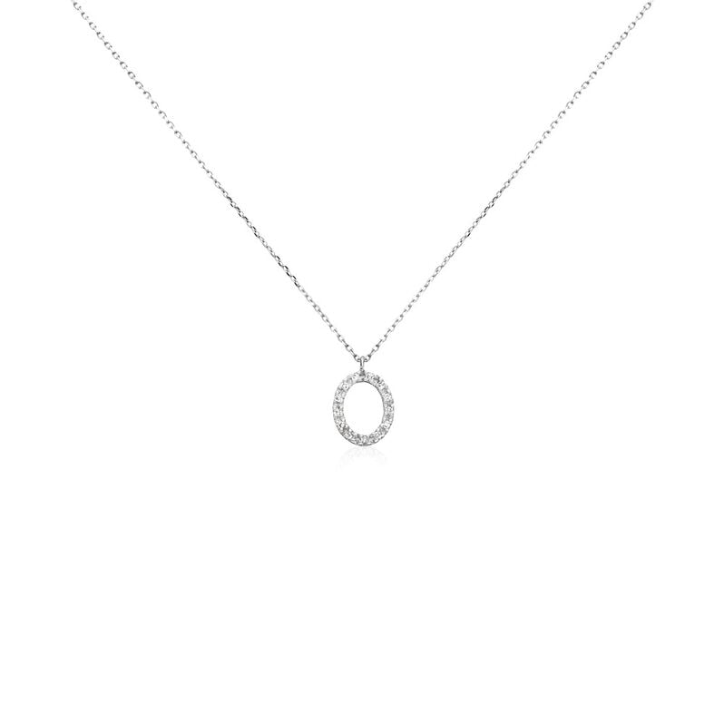 Collier Oran Or Weiss Diamant - Spannringe Damen | OROVIVO
