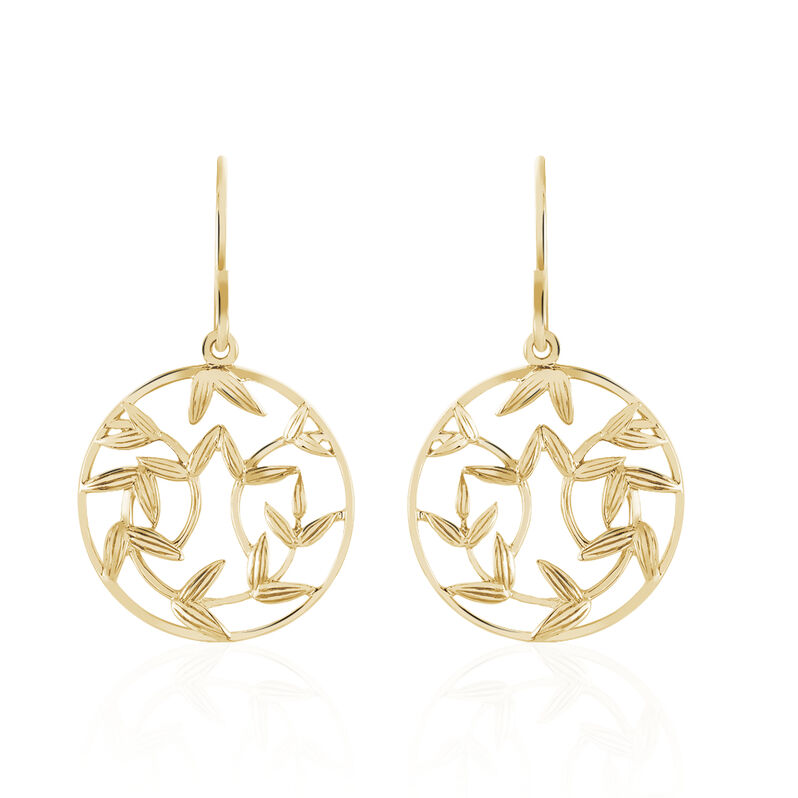 Boucles D'oreilles Plaque Or Resli Penda - Spannringe Damen | OROVIVO