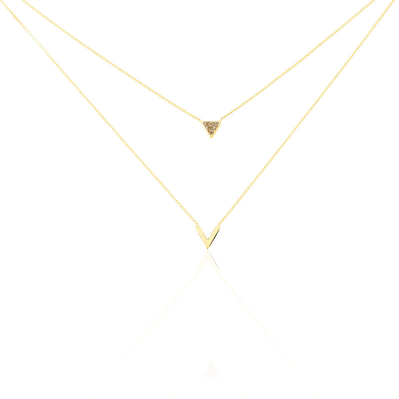 Collier Yora Or Jaune - Spannringe Damen | OROVIVO