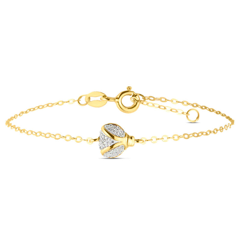 Bracciale Christelle Oro Giallo Cristallo - Spannringe Damen | OROVIVO