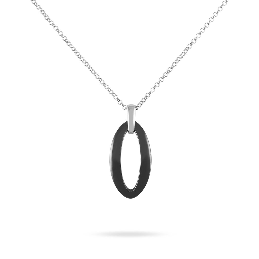 Collier Arrieta Argent Blanc Céramique - Spannringe Damen | OROVIVO
