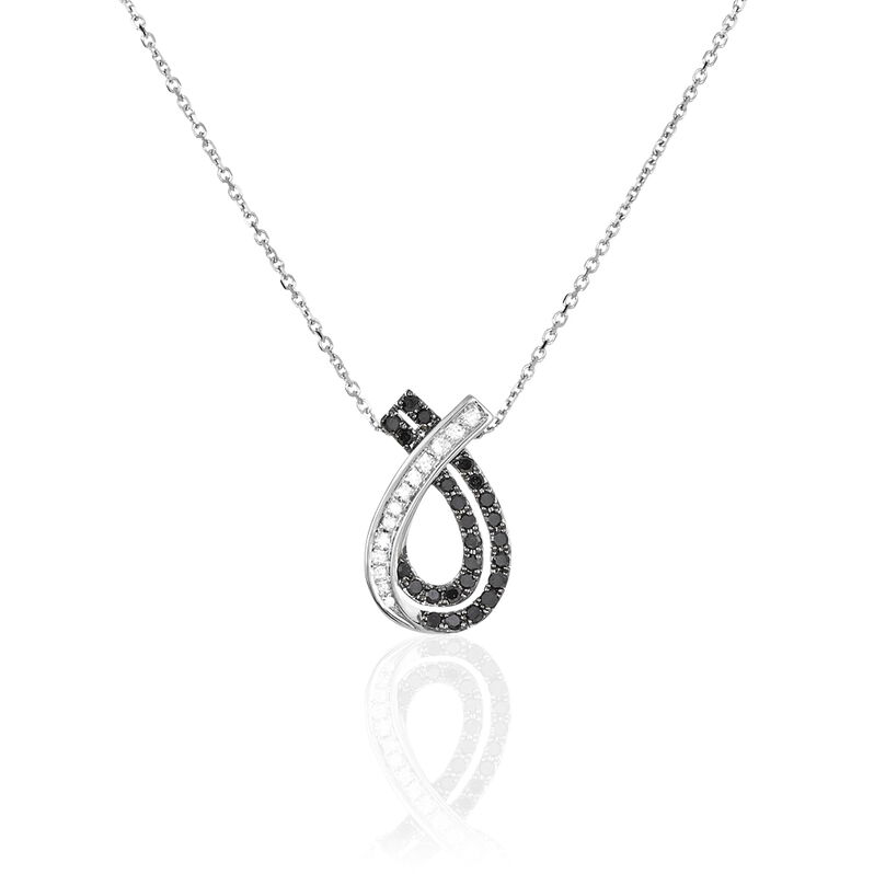 Collier Anna Or Blanc Diamant - Spannringe Damen | OROVIVO