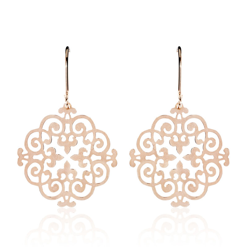 Boucles D'oreilles Agadir Or Rose - Spannringe Damen | OROVIVO