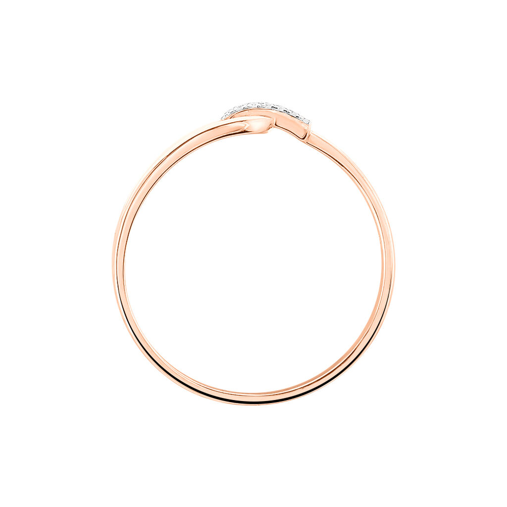 Bague Cyranna Or Rose Diamant - Spannringe Damen | OROVIVO