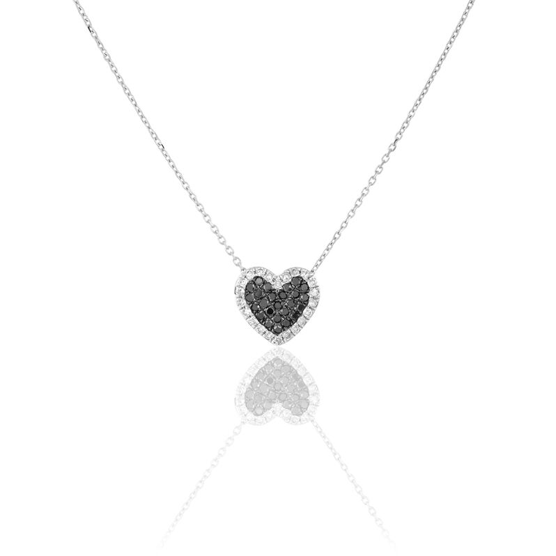 Collier Heimana Or Blanc Diamant - Spannringe Damen | OROVIVO