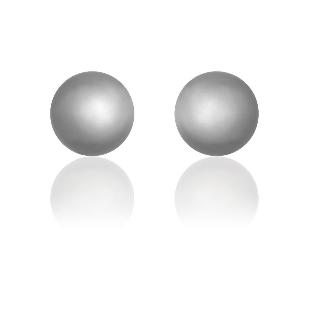 Boucles D'oreilles Puces Lu-ann Or Jaune Perle De Culture De Tahiti - Spannringe Damen | OROVIVO