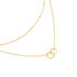 Elysia Damen Collier Silber vergoldet 925 Kreis B 1 mm