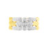 ETTA Damen Ring Gold 375 (9 Karat) Diamant Weiß 0,18 ct Barren