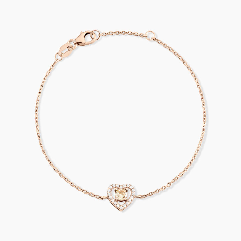 Bracelet Suzon Argent Rose Oxyde De Zirconium - Spannringe Damen | OROVIVO
