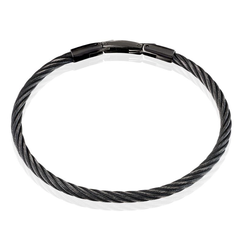 Bracelet Phebus Him Acier Noir - Spannringe Herren | OROVIVO