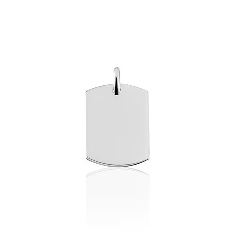 Kettenanhänger Mit Gravur Silber 925 Rhodiniert Dog Tag Marian - Anhänger mit Gravur Unisex | OROVIVO