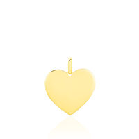 Anhänger Gold 375 Gravierbar Herz 