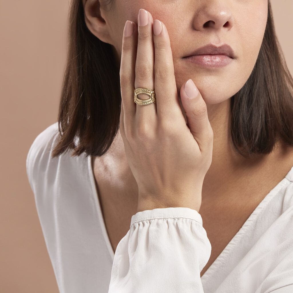 Damenring Edelstahl Gold Veneta - Ringe Damen | OROVIVO