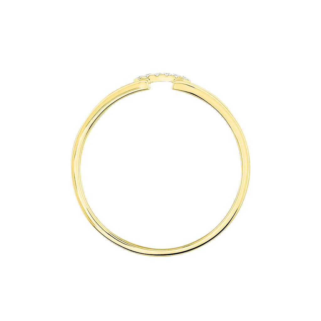 Bague Abella Or Jaune Diamant - Spannringe Damen | OROVIVO