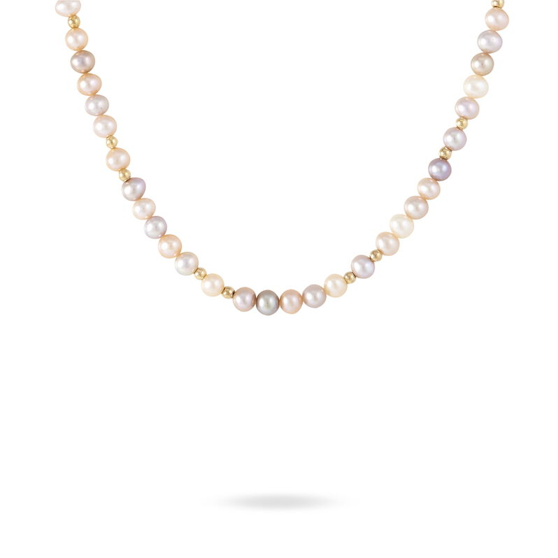 Collier Anne-lou Or Jaune Perle De Culture - Spannringe Damen | OROVIVO