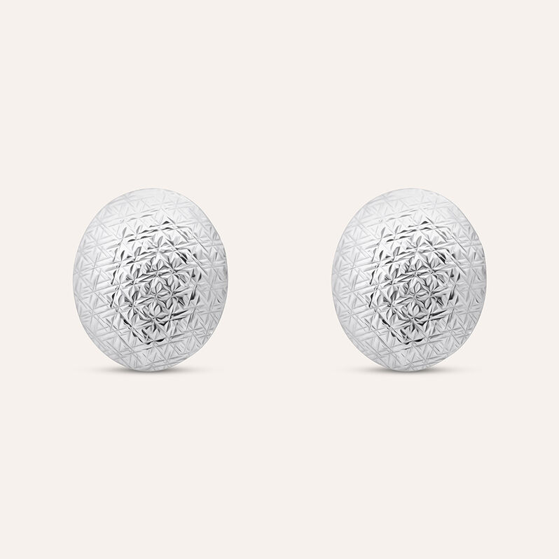 Orecchini Lobo Silver Collection Argento Rodiato - Spannringe Damen | OROVIVO