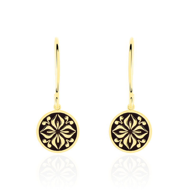Boucles D'oreilles Or Jaune Ammara Pastille - Spannringe Damen | OROVIVO