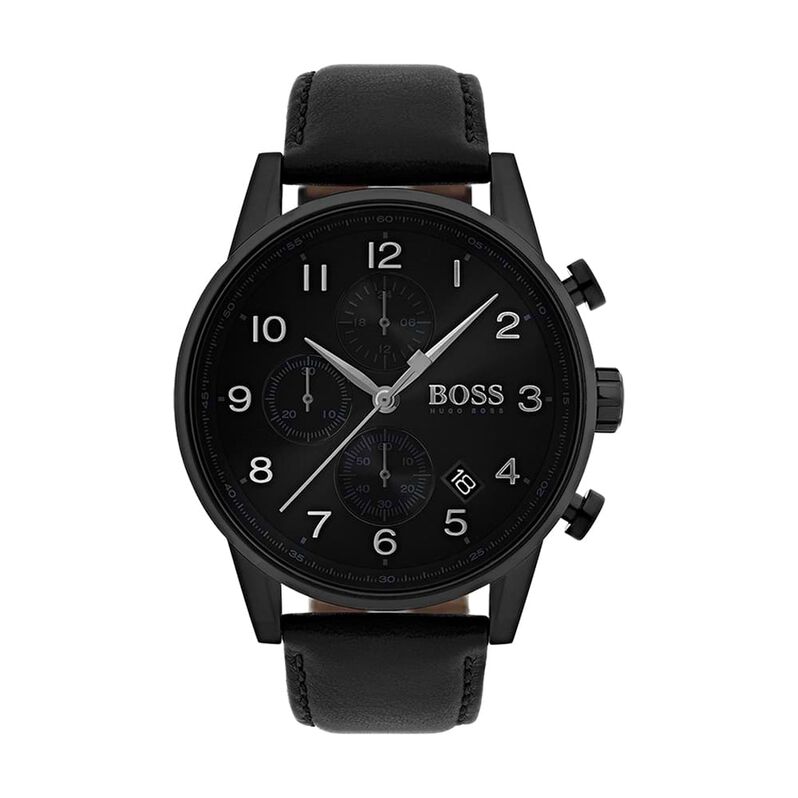 Orologio Cronografo Uomo Boss Navigator quadrante nero 1513497 - Spannringe Herren | OROVIVO