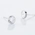 DRIVA Damen Ohrstecker Silber 925 Zirkonia Wei&szlig;