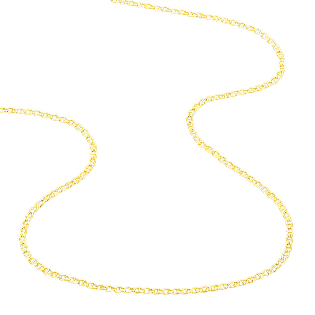 Damen Stegpanzerkette Gold 375  - Halsketten Damen | OROVIVO