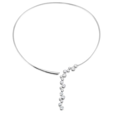 Damen Halsreif Silber 925 Zirkonia - Halsketten Damen | OROVIVO