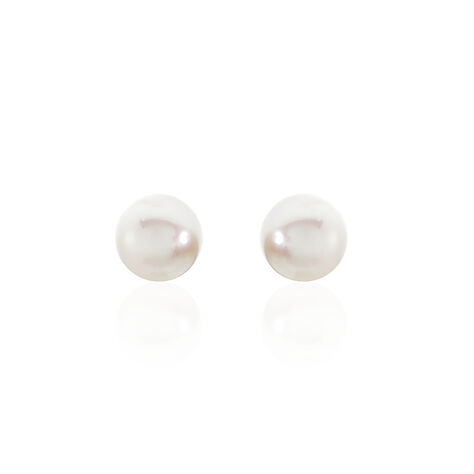 Perlenohrringe Gold 375 Zuchtperle 4-4,5mm - Ohrstecker Familie | OROVIVO