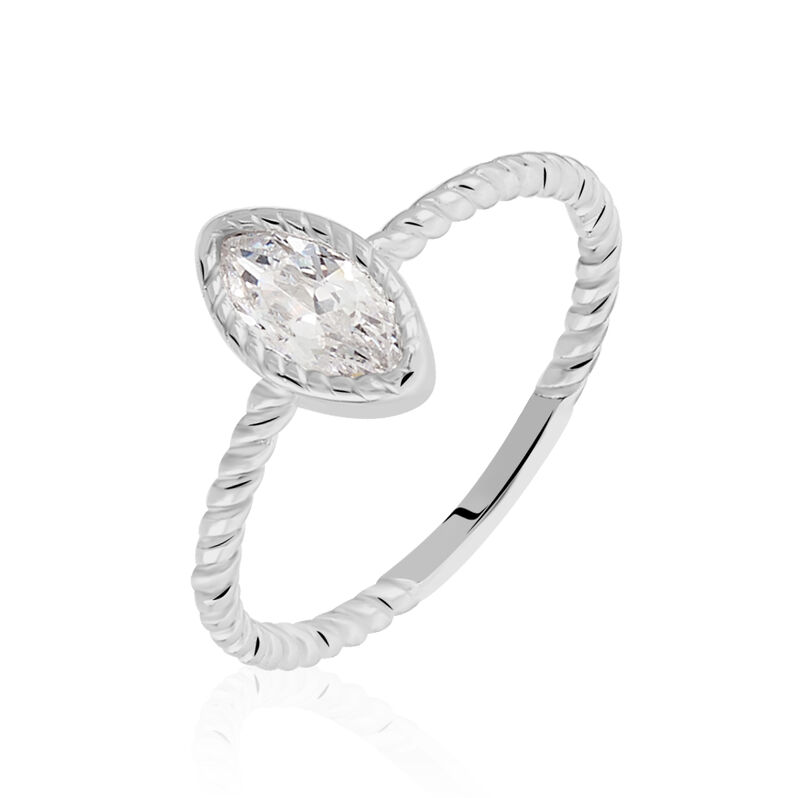 Bague Argent Rhodie Hermance - Spannringe Damen | OROVIVO