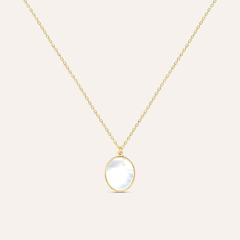 Collana Beverly Oro Giallo Madreperla - Spannringe Damen | OROVIVO
