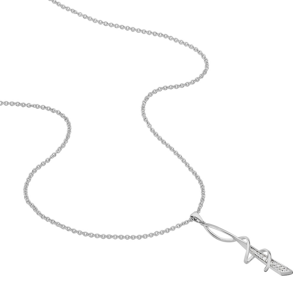 Damen Halskette Silber 925 Zirkonia Maria - Halsketten Damen | OROVIVO