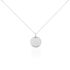 RUND 2 OV Damen Collier Silber 925 Zirkonia Weiß 0,1 ct Kreis