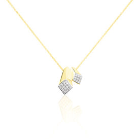 Damen Halskette Gold 375 Zirkonia - Ketten mit Anhänger Damen | OROVIVO