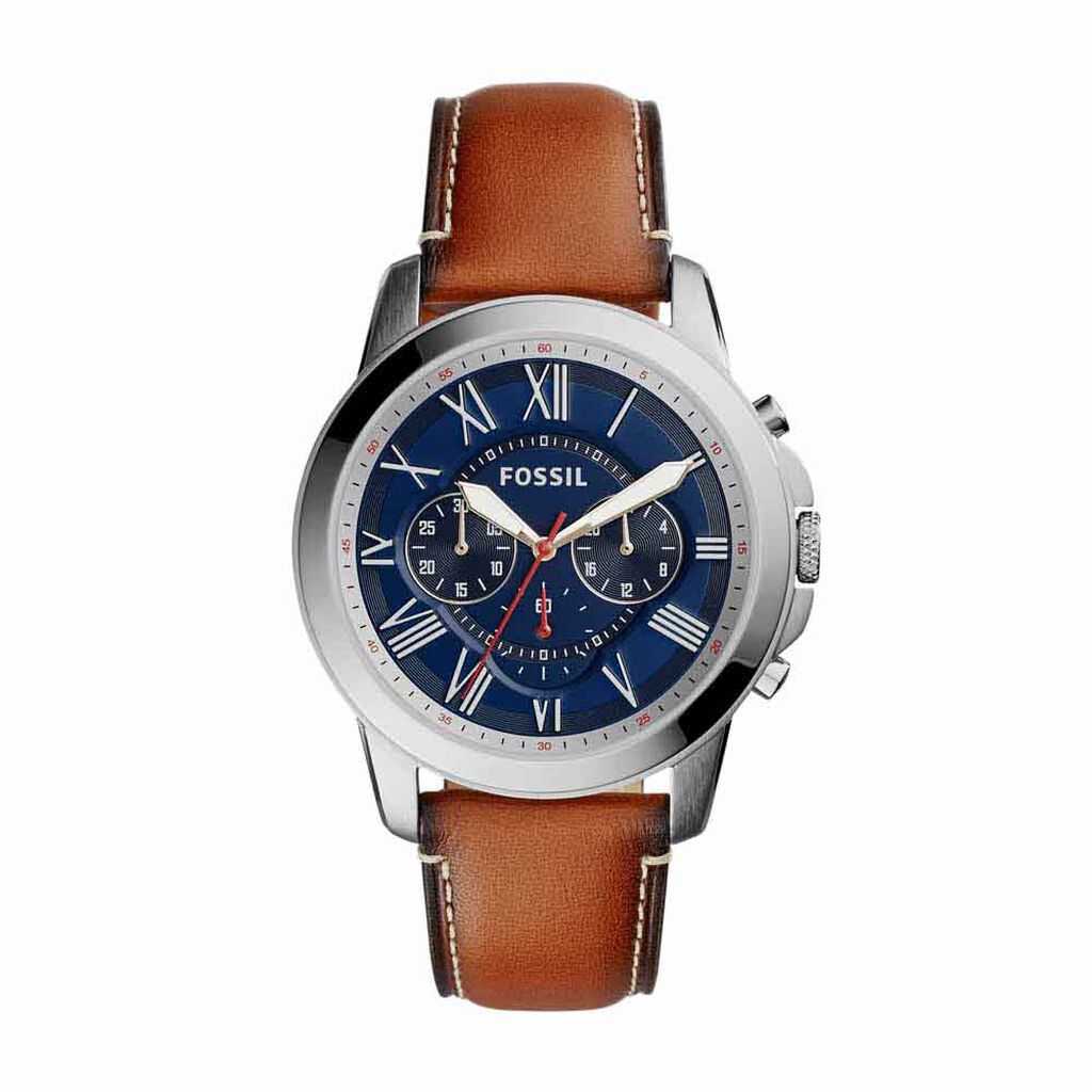 Montre Fossil Grant Bleu - Spannringe Herren | OROVIVO