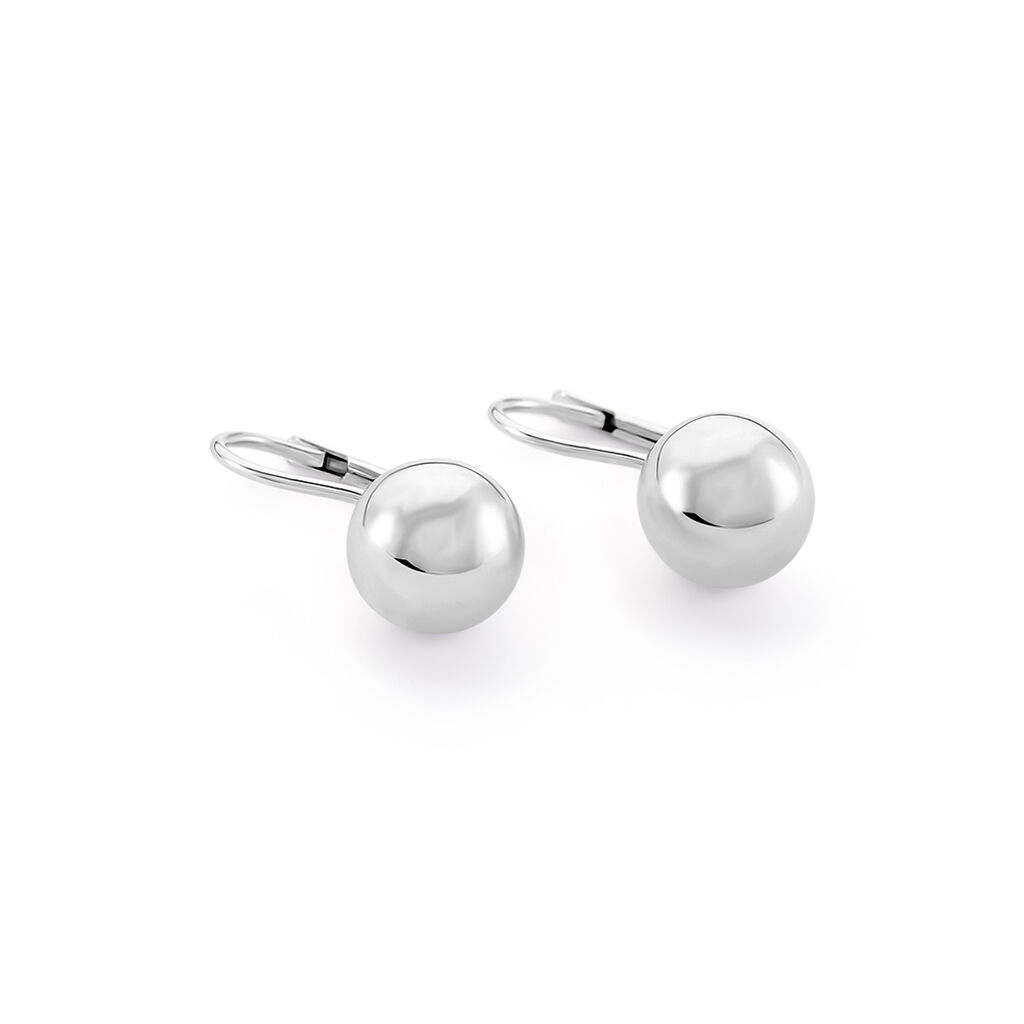 ZAYLA Damen Ohrringe Lang Silber Silber 925 Ball B 23,2 mm