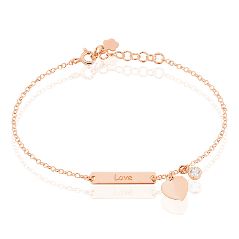 Armband Silber Rosa Dreaming - Spannringe Damen | OROVIVO