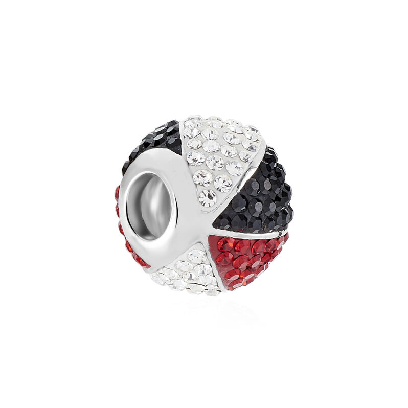 Charms Molene Argent Blanc Strass - Spannringe Damen | OROVIVO