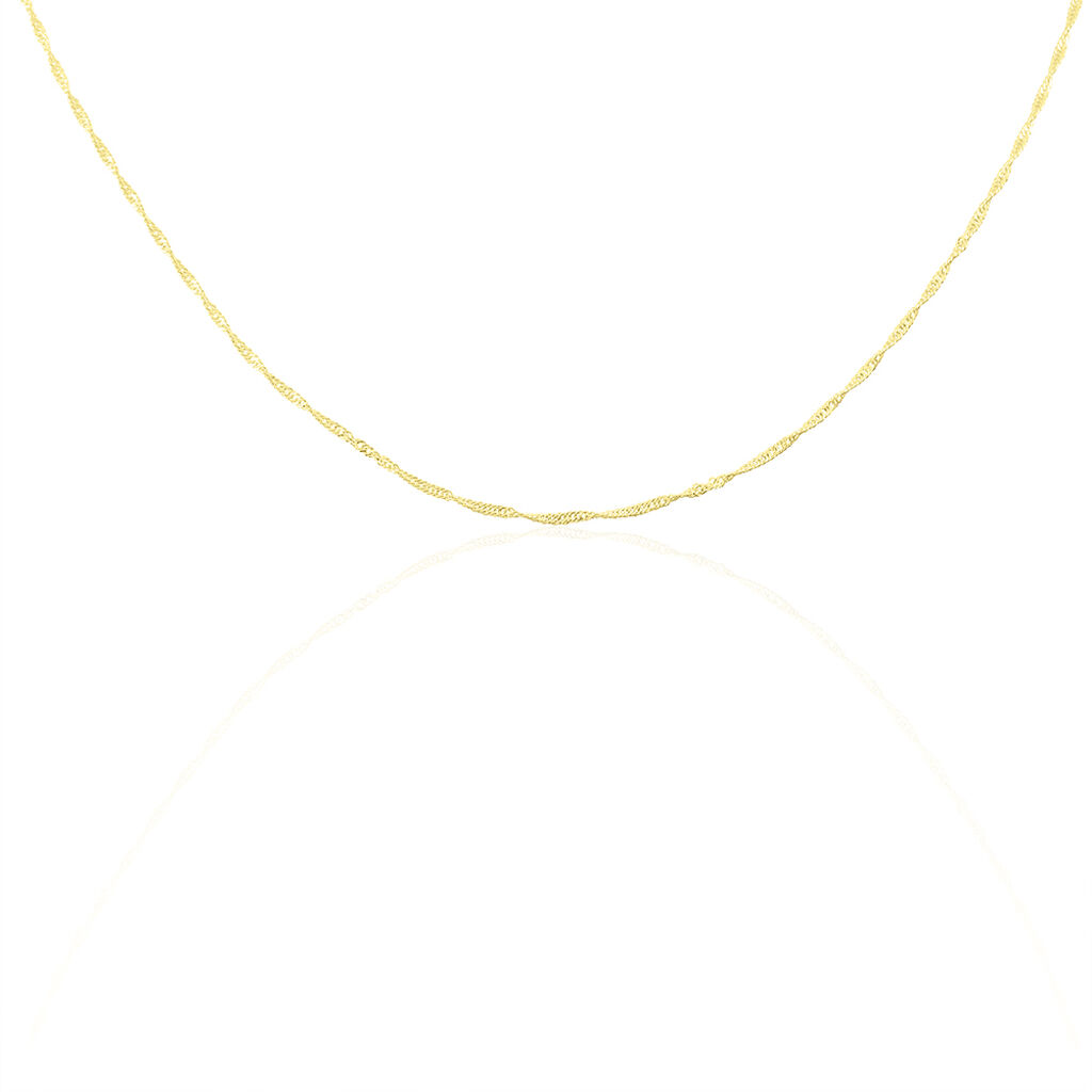 Damen Singapurkette Gold 375  - Halsketten Damen | OROVIVO