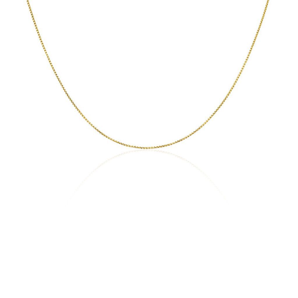 Unisex Kette Gold 375 Venezia Rund 1,20mm  - Halsketten Unisex | OROVIVO