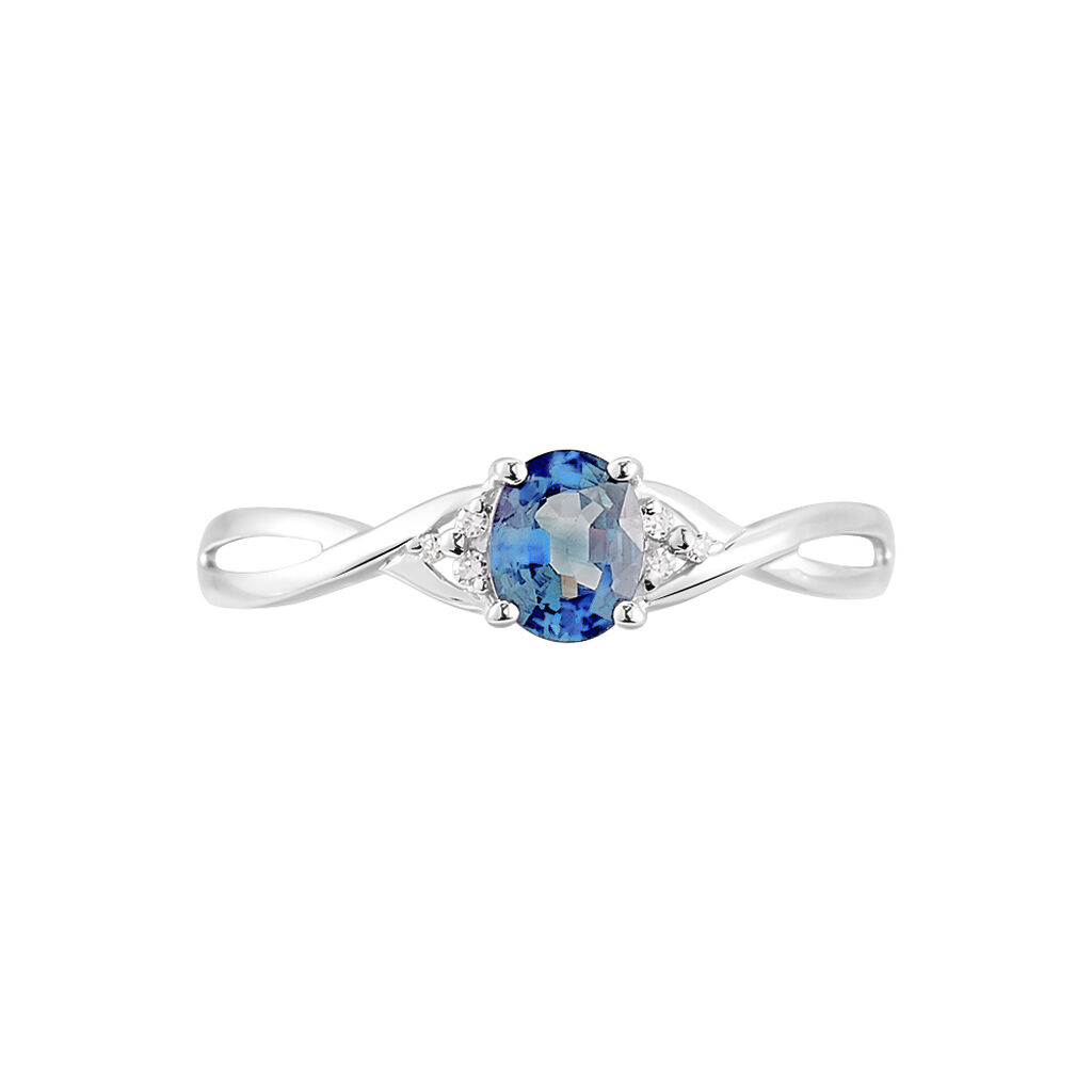 Bague Or Et Saphir  - Spannringe Damen | OROVIVO