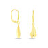 BRIGITTE 6 Damen Ohrringe Lang Gold 333 (8 Karat) Welle