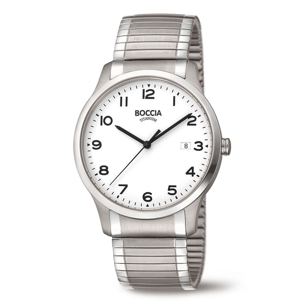 Boccia Herrenuhr Titanium 3616-01 Quarz, Uhr ohne Stein