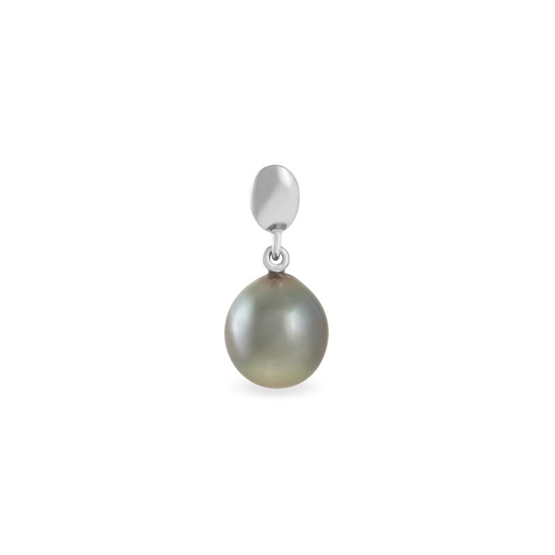 Pendentif Nidal Or Blanc Perle De Culture De Tahiti - Spannringe Damen | OROVIVO