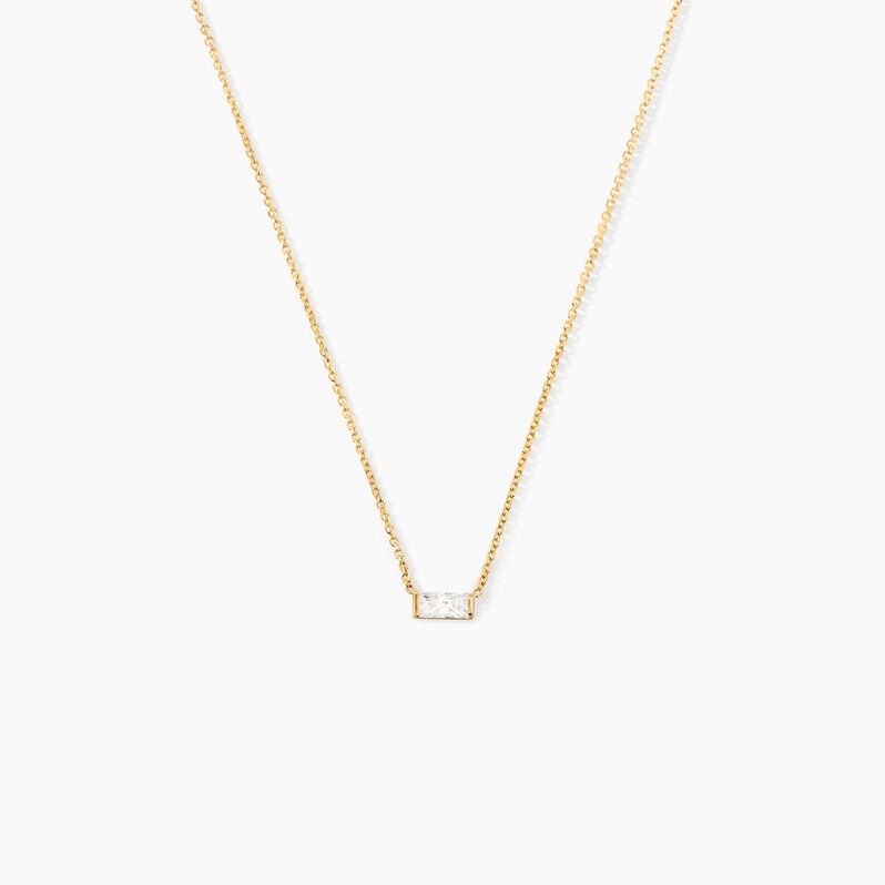 Collier Lawry Or Jaune Oxyde De Zirconium - Spannringe Damen | OROVIVO